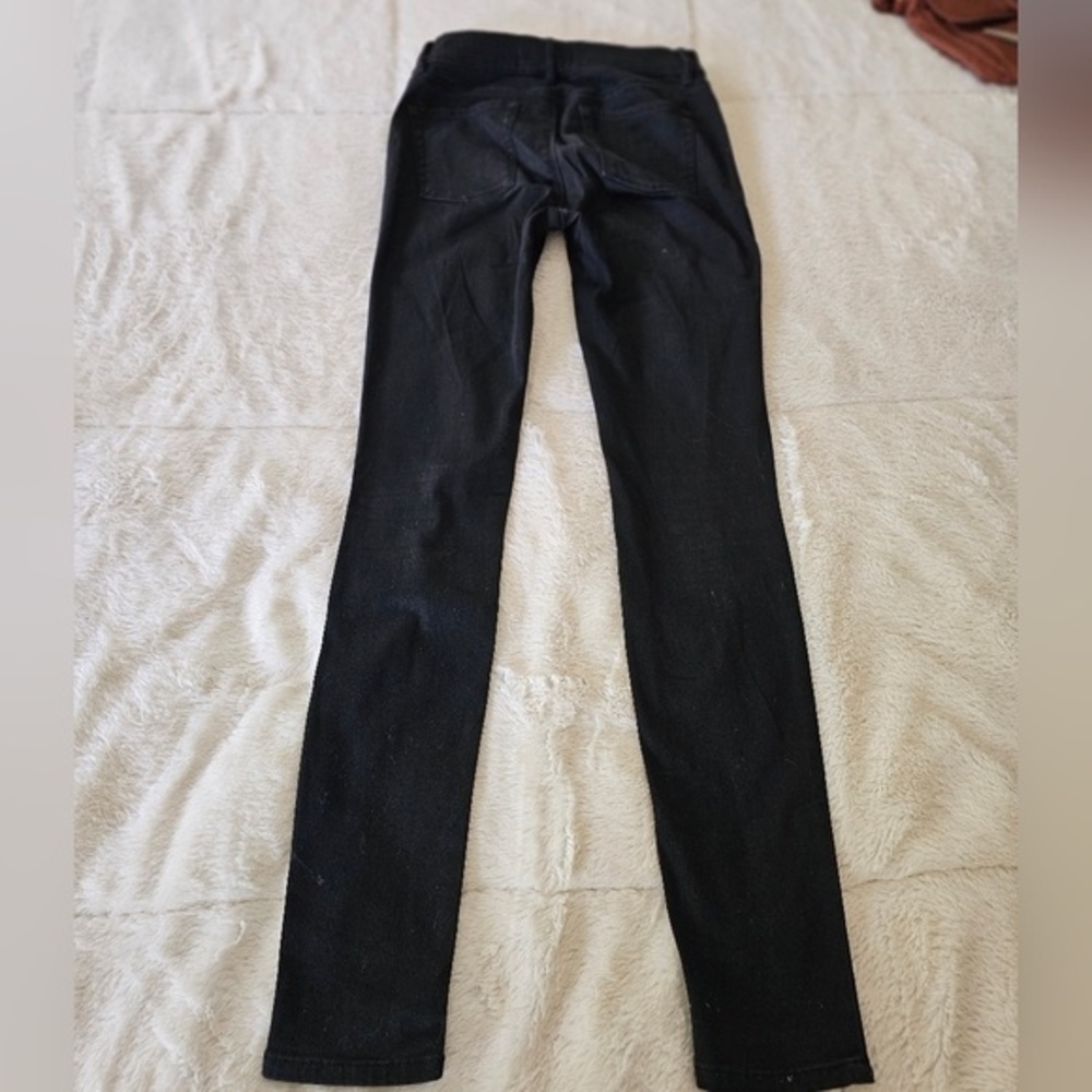 PACSUN Los Angeles Distressed Jegging Size 24 Black - Picture 3 of 6
